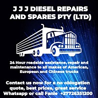JJJ Diesel Repairs and Spares for repairs on all makes of American, European and Chinese trucks
